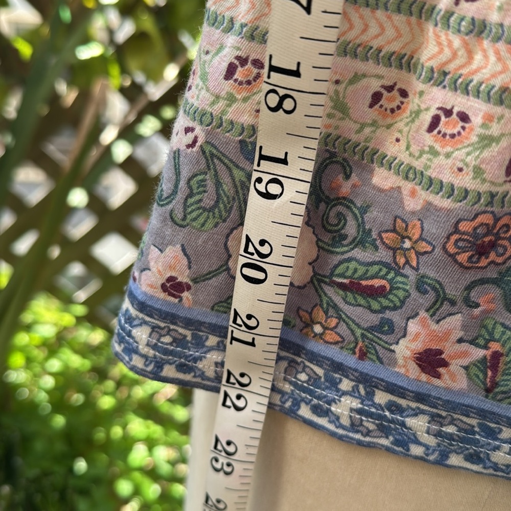 Lucky Brand Top, short sleeves, loose fitting layers. Medium,Cotton/Modal NWT - Picture 2 of 13